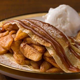 Apple A La Mode Crepe