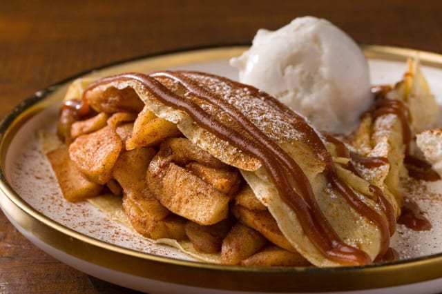Apple A La Mode Crepe